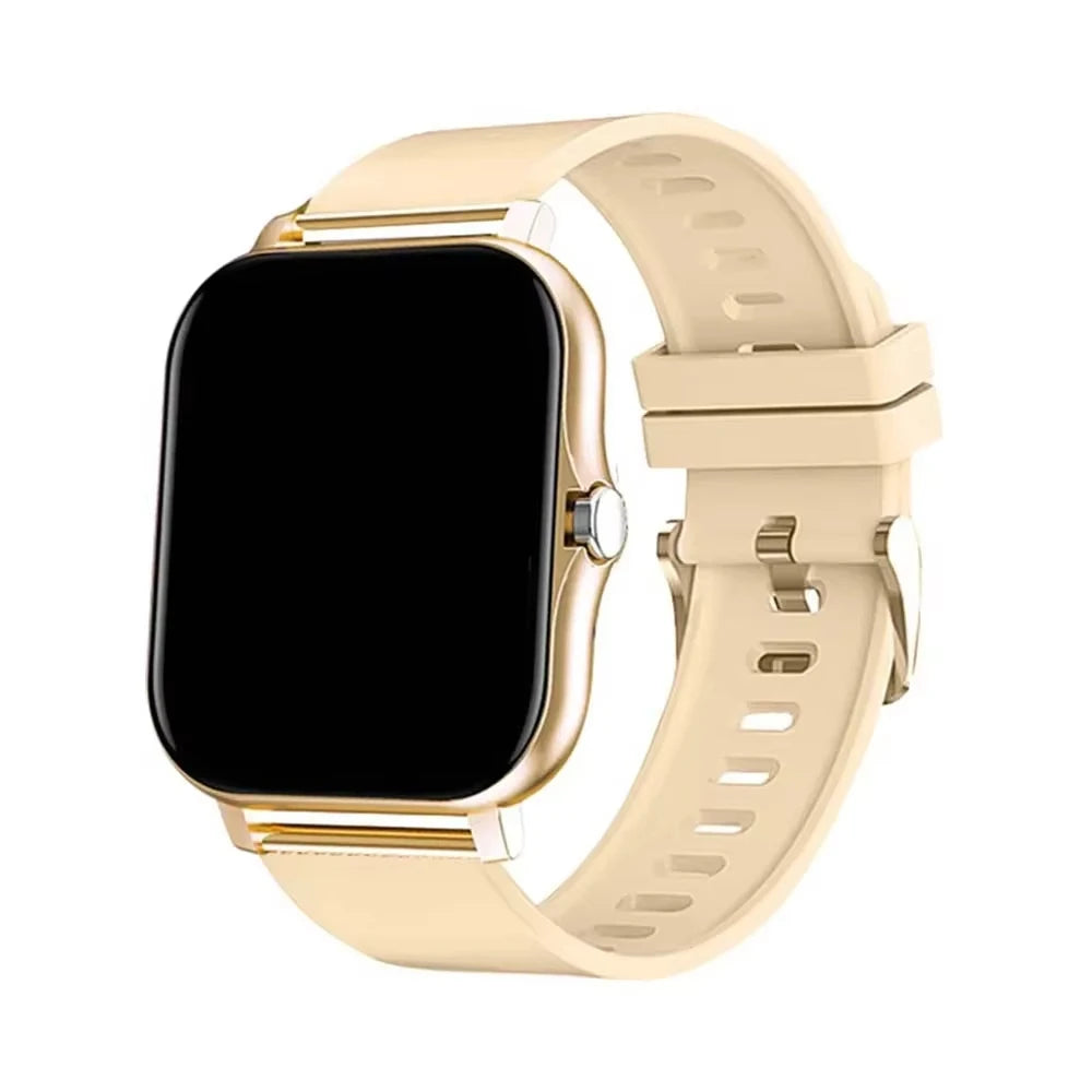 LAXASFIT 2025 Nouvelle Montre Connectée pour Hommes Femmes Cadeau Écran Tactile Complet Montre de Sport et de Fitness Appel Bluetooth Montre Intelligente Digitale