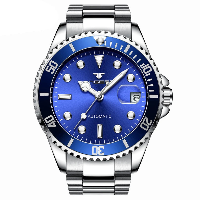BINBOND Luxury mechanical wristwatches for men luminous waterproof automatic tourbillon men's watch business skeleton reloj