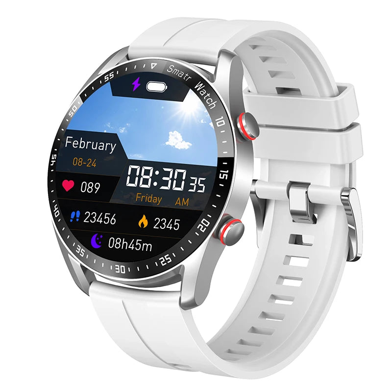 2026 Nouveau pour la montre connectée GT Series Homme Femme ECG+PPG Écran HD Appel BT Traqueur GPS Fréquence cardiaque IP68 Étanche SmartWatch