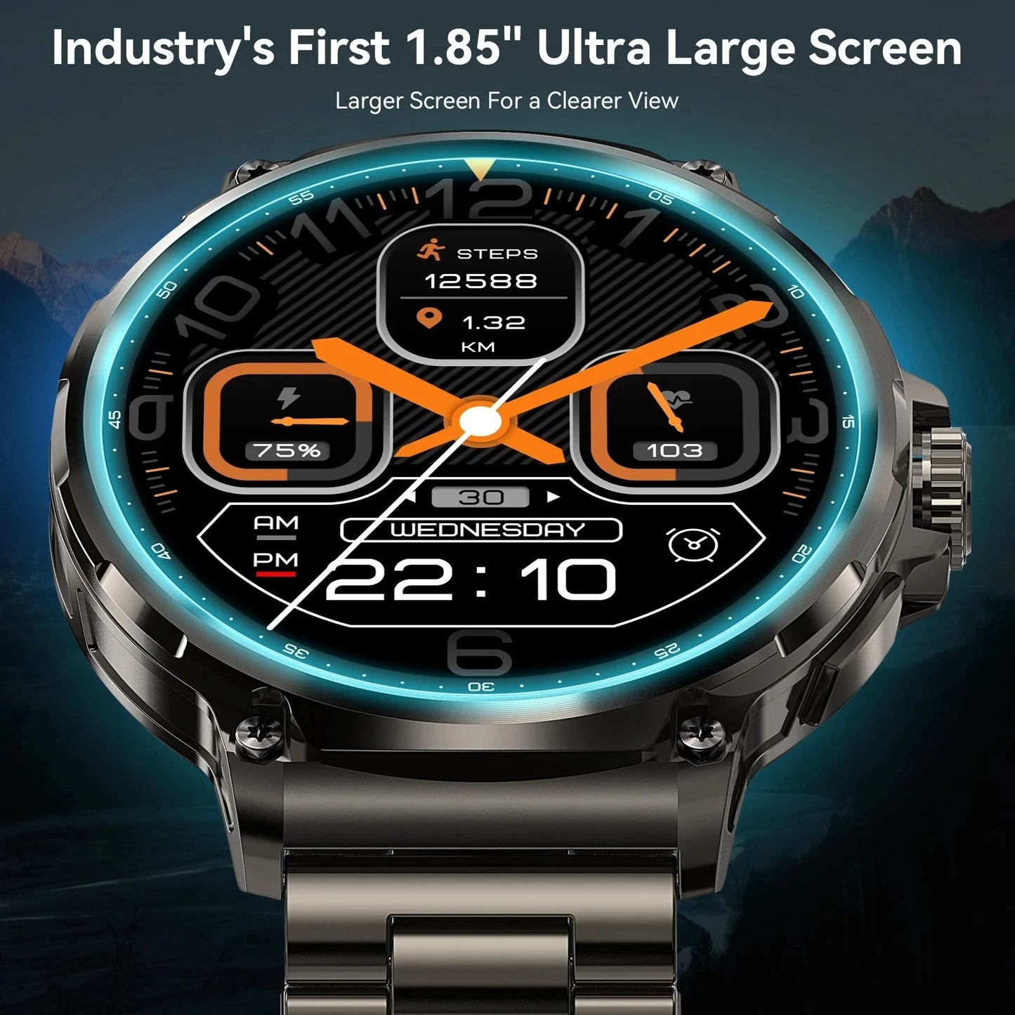 Montres intelligentes GPS ultra-performantes avec batterie 710 mAh, montres boussole étanches NOUVEAU pour hommes femmes 2025 Nouvelle montre intelligente GPS militaire sport pour hommes