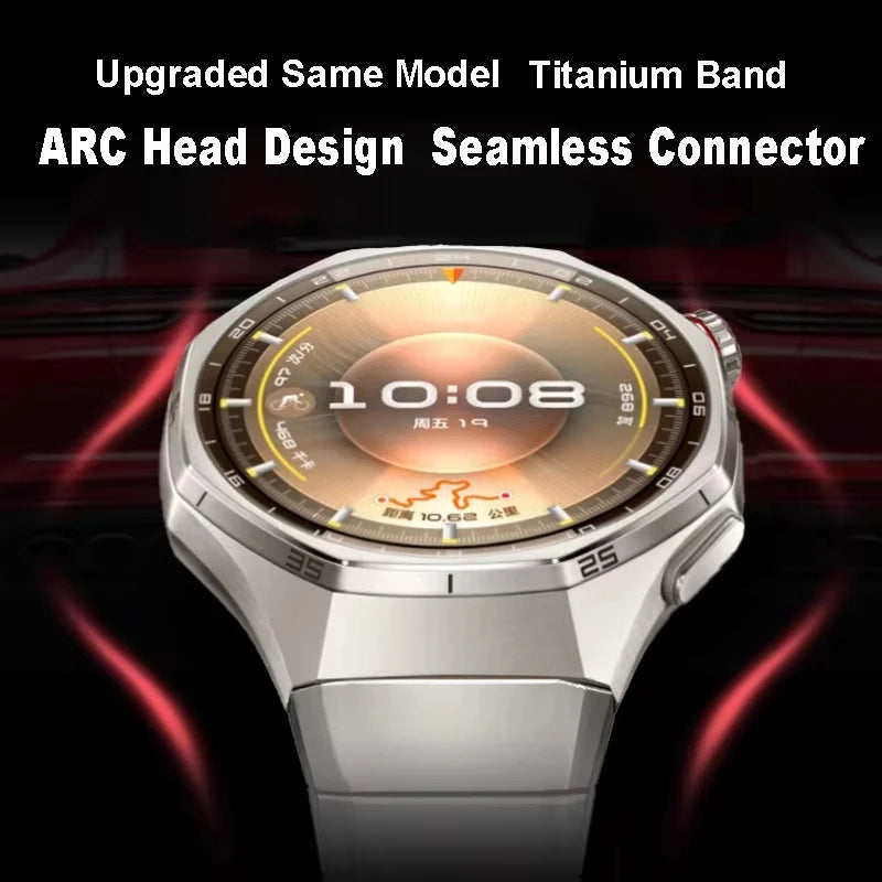 Official 1:1 No Gap Titanium Strap for Huawei Watch GT 6 Pro Luxury Metal Bracelet correa Huawei Watch GT6 Pro Specialized Strap