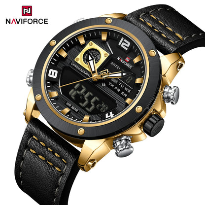 NAVIFORCE NF9236 Dual Display Military Chronograph Watch