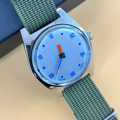 ChronoState PHANTOM 7120 – Montre mécanique à remontage manuel 36MM | Montre Homme Étanche Bauhaus