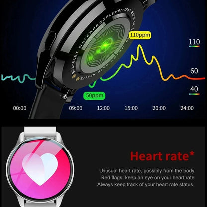 LIGE Nouvelle Montre Connectée 2025 Charge Sans Fil Smartwatch Appels Bluetooth Montres Hommes Femmes Bracelet Connecté Cadran Personnalisé +Boîte