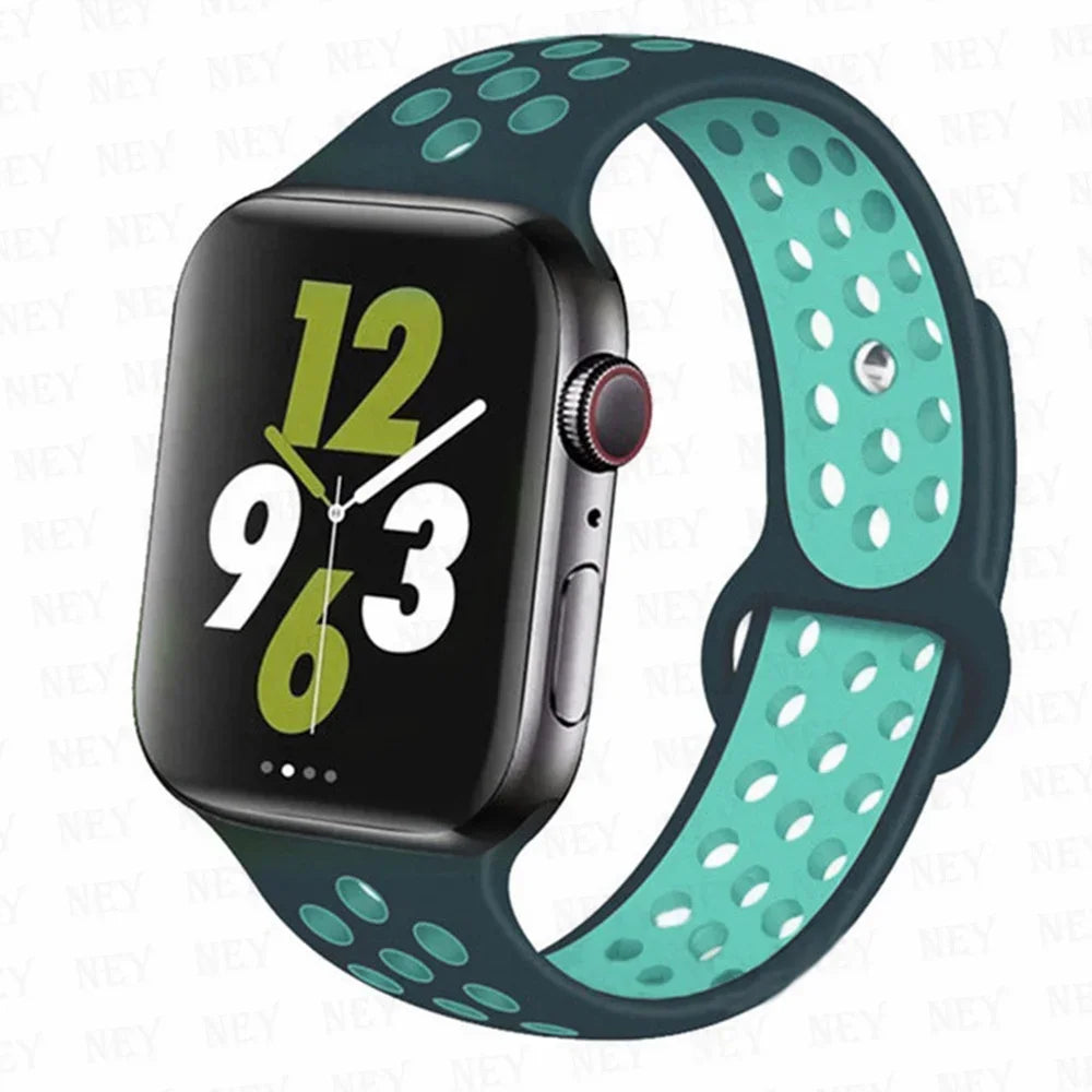 Sport Strap For Apple Watch Band Ultra 49mm 44mm 45mm 38/40mm/41mm Silicone Pride Bracelet correa iWatch Series 8 7 6 4 5 3 9 SE