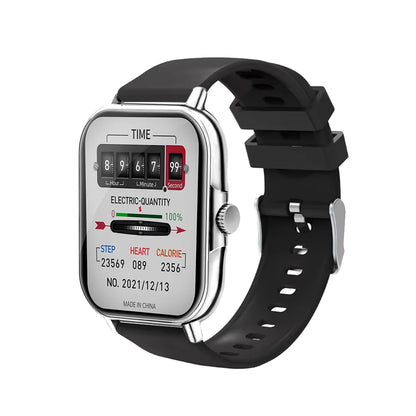LAXASFIT 2026 Nouvelle Montre Connectée Appel Bluetooth Lecture Musique Surveillance Fréquence Cardiaque & Pression Artérielle Cadeau de Noël Unisexe