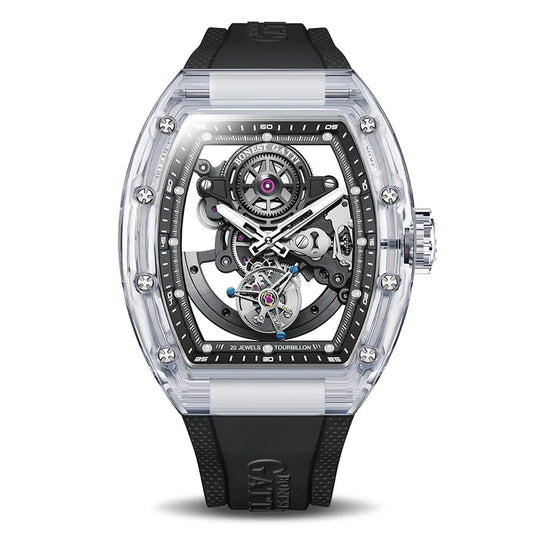 ChronoState Crystal Vanguard Luxury Tourbillon Automatic Watch for Men