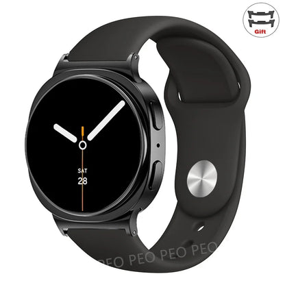 Sports Silicone Strap for Samsung Galaxy Watch 8 40mm 44mm Band No Gaps Correa Bracelet for Galaxy 8 Classic 46mm Accessories