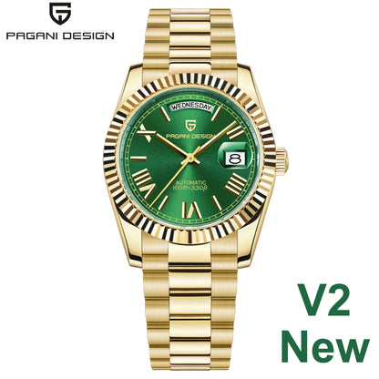 2025 Nouvelle montre PAGANI DESIGN pour homme DD36 or rose luxe automatique pour homme montres-bracelets mécaniques saphir miroir horloge