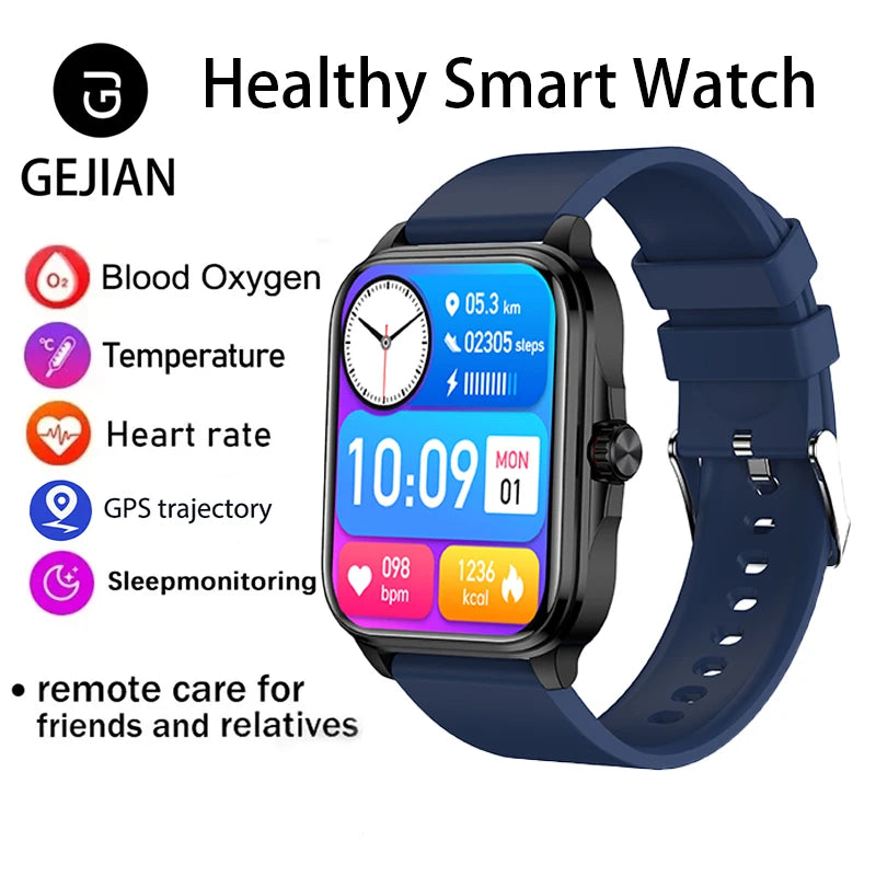2026 Health Smart Watch Heart Rate Blood Oxygen Blood Pressure Monitoring Bluetooth Call IP67 GPS Track Tracking Smartwatches