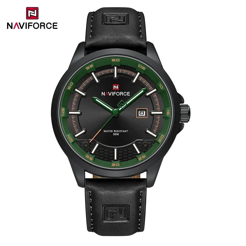 Montres Homme NAVIFORCE Montres-bracelets à Quartz Lumineuses Étanche Calendrier Business Horloges Cadeau Relogio Masculino 2025