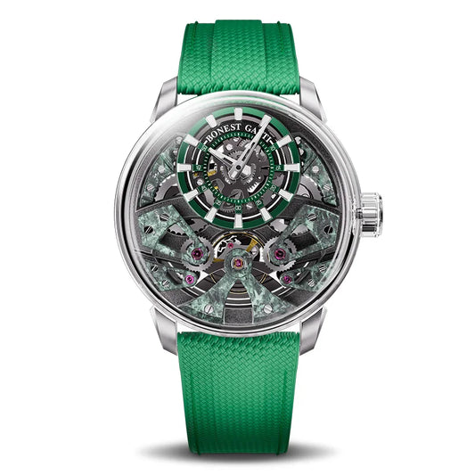 BONEST GATTI Men Automatic Mechanical Watch Sapphire Glass 316 Stainless Steel Skeleton German Brand Wristwatch