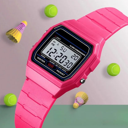 Montre de sport de luxe analogique et numérique militaire pour homme, étanche, avec LED, pour enfants et femmes, avec bracelet et alarme