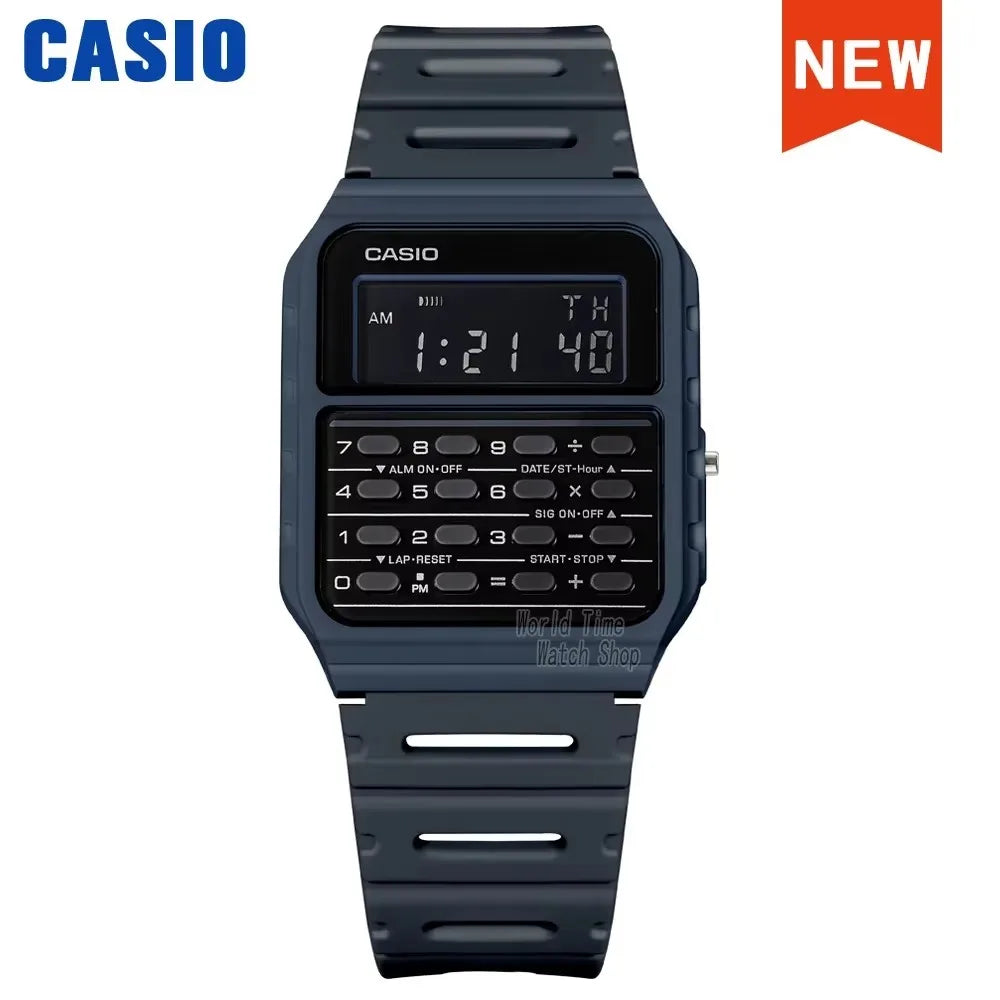 Montre Casio pour homme, ensemble de luxe, militaire, LED, relogio, étanche 50m, numérique, sport, quartz, style ordinateur rétro