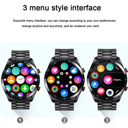 2026 Nouveau pour la montre connectée GT Series Homme Femme ECG+PPG Écran HD Appel BT Traqueur GPS Fréquence cardiaque IP68 Étanche SmartWatch
