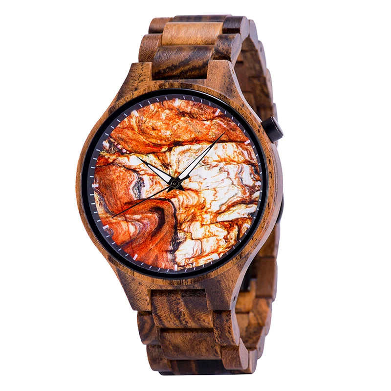 Montre en Bois BOBO BIRD pour Hommes Mouvement à Quartz Japonais Montres Étanche relogio masculino Cadeaux Personnalisables