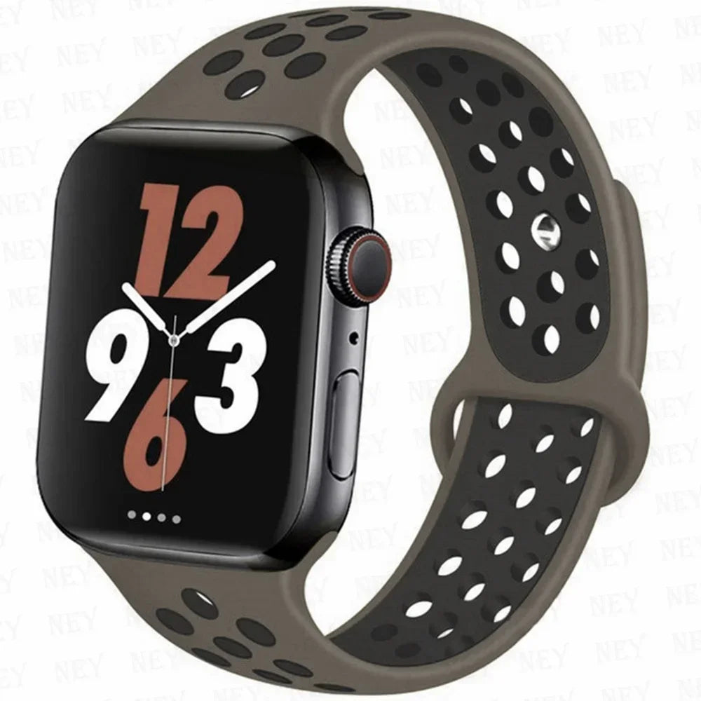Sport Strap For Apple Watch Band Ultra 49mm 44mm 45mm 38/40mm/41mm Silicone Pride Bracelet correa iWatch Series 8 7 6 4 5 3 9 SE