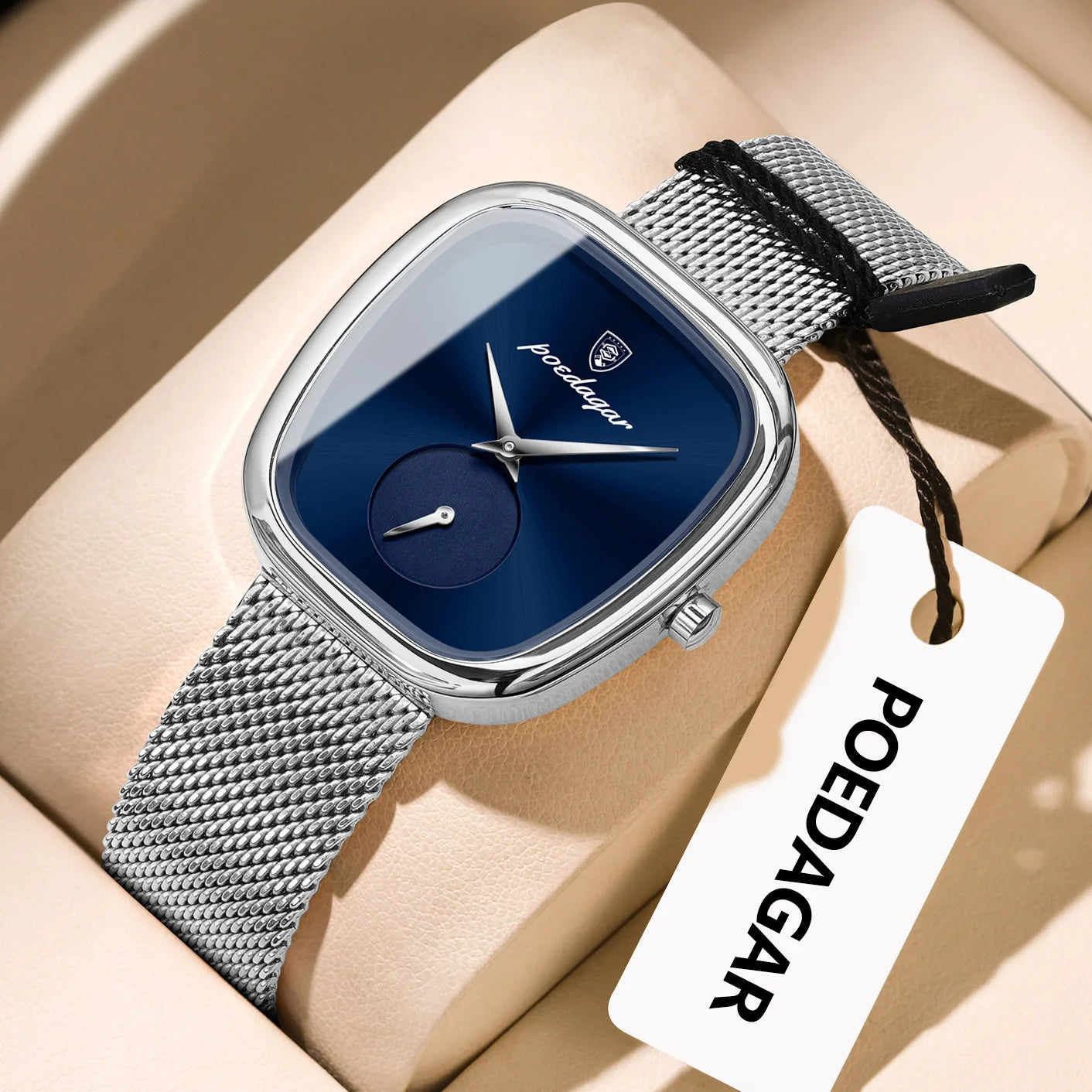 ChronoState Luna Mesh Elegant Quartz Watch for Women