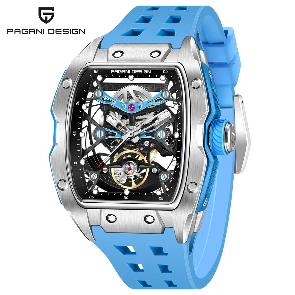 ChronoState Night Racer Skeleton Automatic Luxury Watch for Men