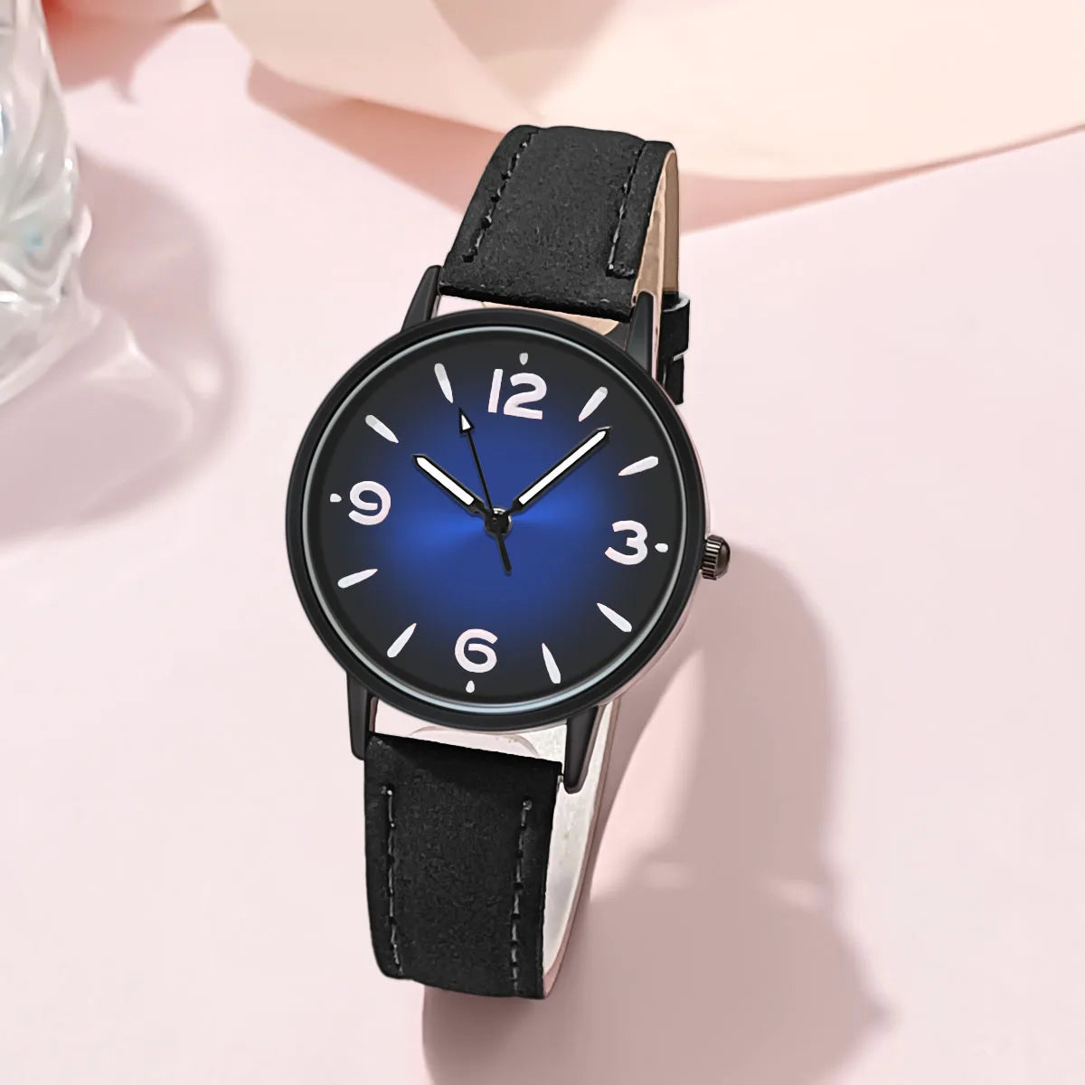 Montre en cuir PU pour femme, montre-bracelet décontractée, montres à quartz pour femme, cadeau, Reloj Mujer, Relogio Feminino