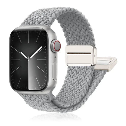 Braided Strap For Apple Watch Band 44mm 40mm 45mm 49mm 41mm 38 buckle Bracelet iWatch Series se 7 3 6 8 9 Ultra 2 Magnetic Band
