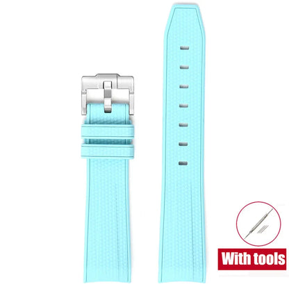 Bracelet de plongée 20mm pour Omega X Swatch Joint MoonSwatch Hommes Femmes Embout incurvé Arc Bracelet en caoutchouc TPU pour Outils de bracelet de montre Rolex