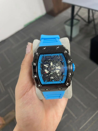 Domineering Beauty Pentagram Luminous Wine Barrel Watch