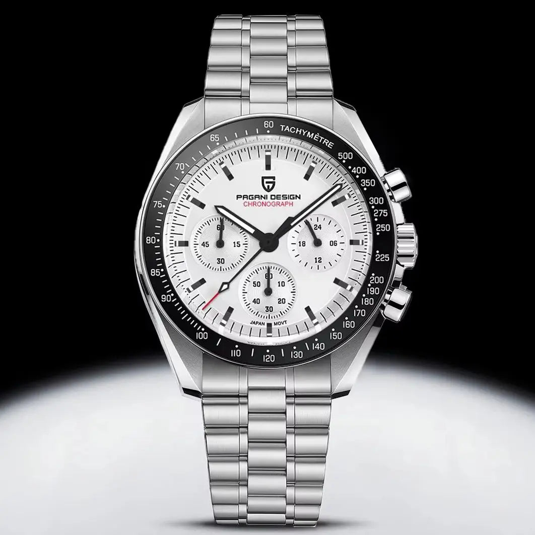 PAGANI DESIGN 2026 Nouvelle V5 PD1701 Montres Homme Luxe Montre à Quartz Homme Sport Vitesse Chronographe Verre Saphir AR Étanche 100M