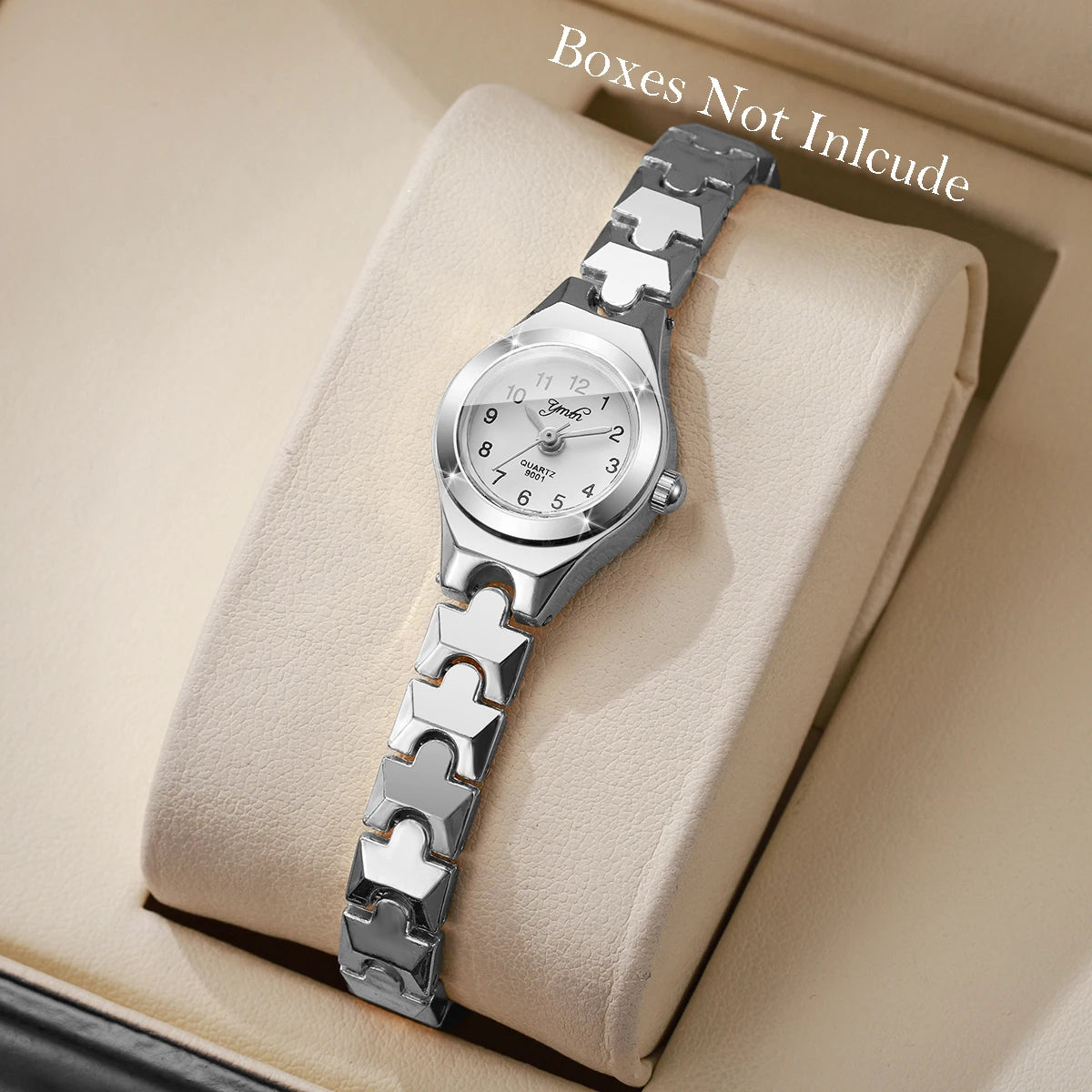 Montres élégantes pour femmes à petit cadran arabe, bracelet fin, montre-bracelet à quartz pour dames Reloj Mujer, cadeau horloge pour filles (sans boîte)