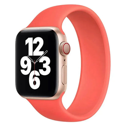 Solo Loop silicone for apple Watch Bands 40mm 44mm 45 41 49mm 42mm 46mm 38 bracelet iwatch series 11 10 9 8 7 6 se3 ultra2 strap