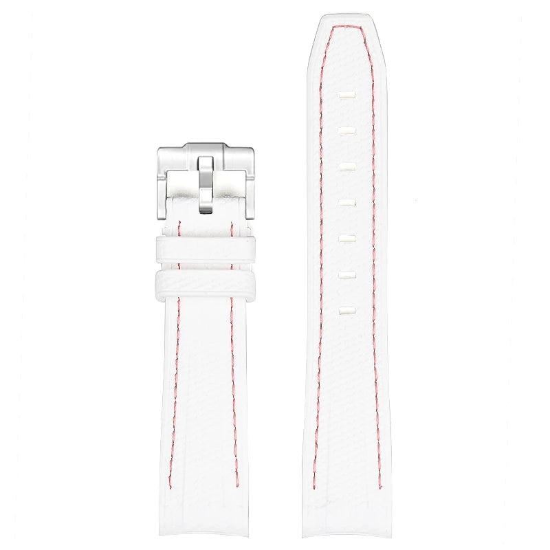 20mm Diving Strap for Omega X Swatch Joint MoonSwatch Men Women Arc Curved End TPU Rubber Bracelet for Rolex Watch Band Tools