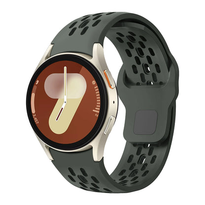 for Samsung Galaxy Watch 7 Strap 4/5/6/FE/classic/Pro 44mm 40mm wrist belt Silicone Sport correa Bracelet Galaxy Watch 7 Band