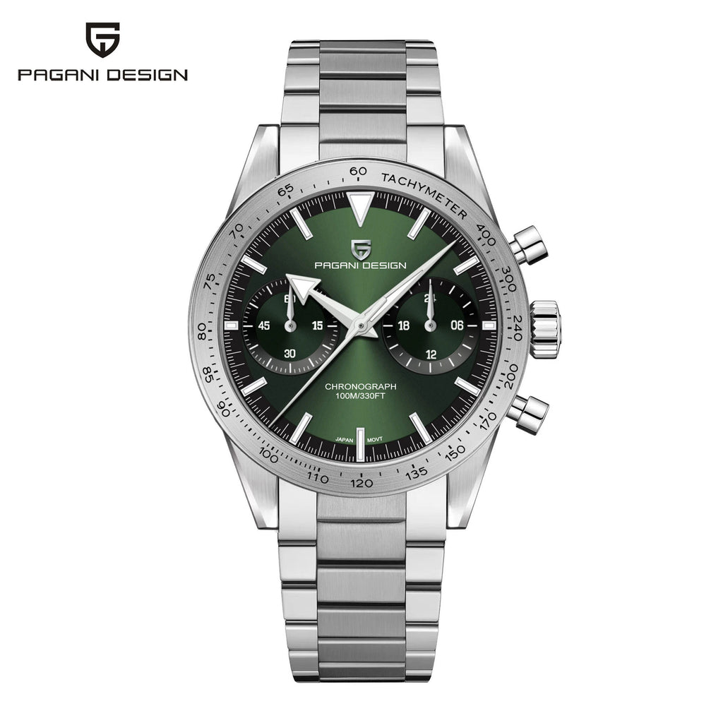 2026 New PAGANI DESIGN Retro Mens Watches Moon Quartz Watch For Men Speed Sports Chronograph AR Sapphire VK64 Clock Reloj Hombre