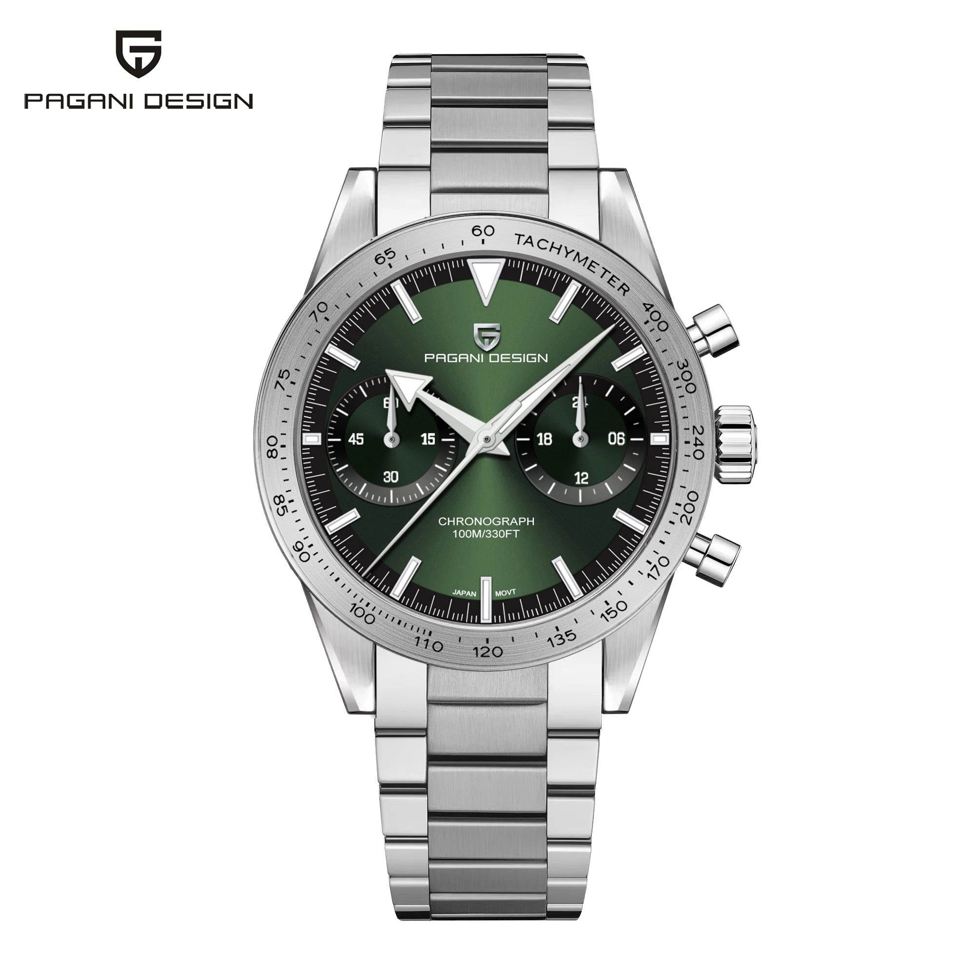 2026 New PAGANI DESIGN Retro Mens Watches Moon Quartz Watch For Men Speed Sports Chronograph AR Sapphire VK64 Clock Reloj Hombre