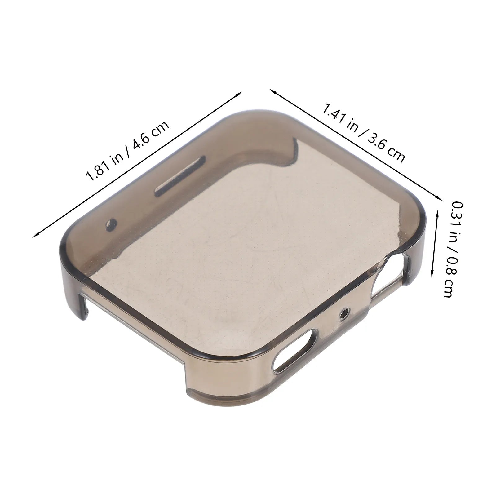 2Pcs Tpu Smart Watch Protective Case Full Coverage Shockproof Anti-Scratch Dustproof Lightweight Slim Fit for Mi Watch Series