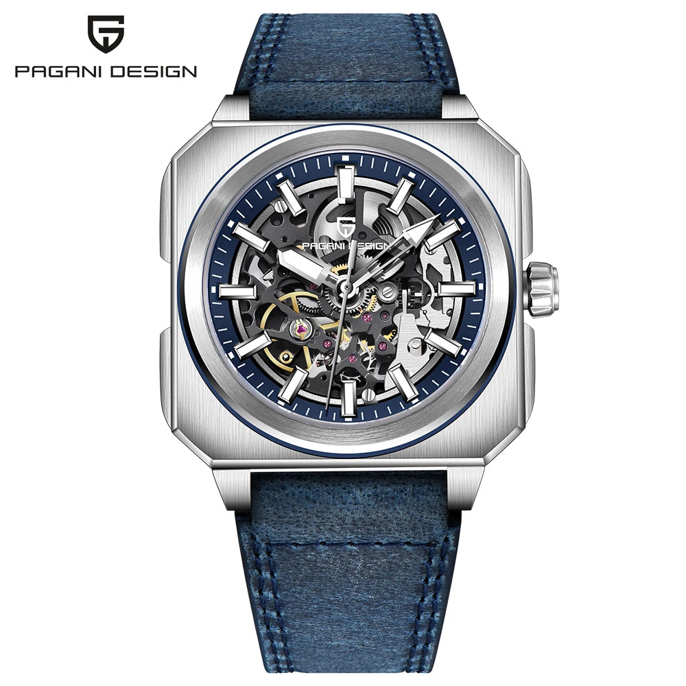 Montre Squelette Automatique ChronoState Aero Pulse 38mm pour Hommes