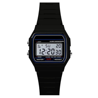 Montre de sport de luxe analogique et numérique militaire LED étanche pour homme, femme et enfant avec bracelet et alarme