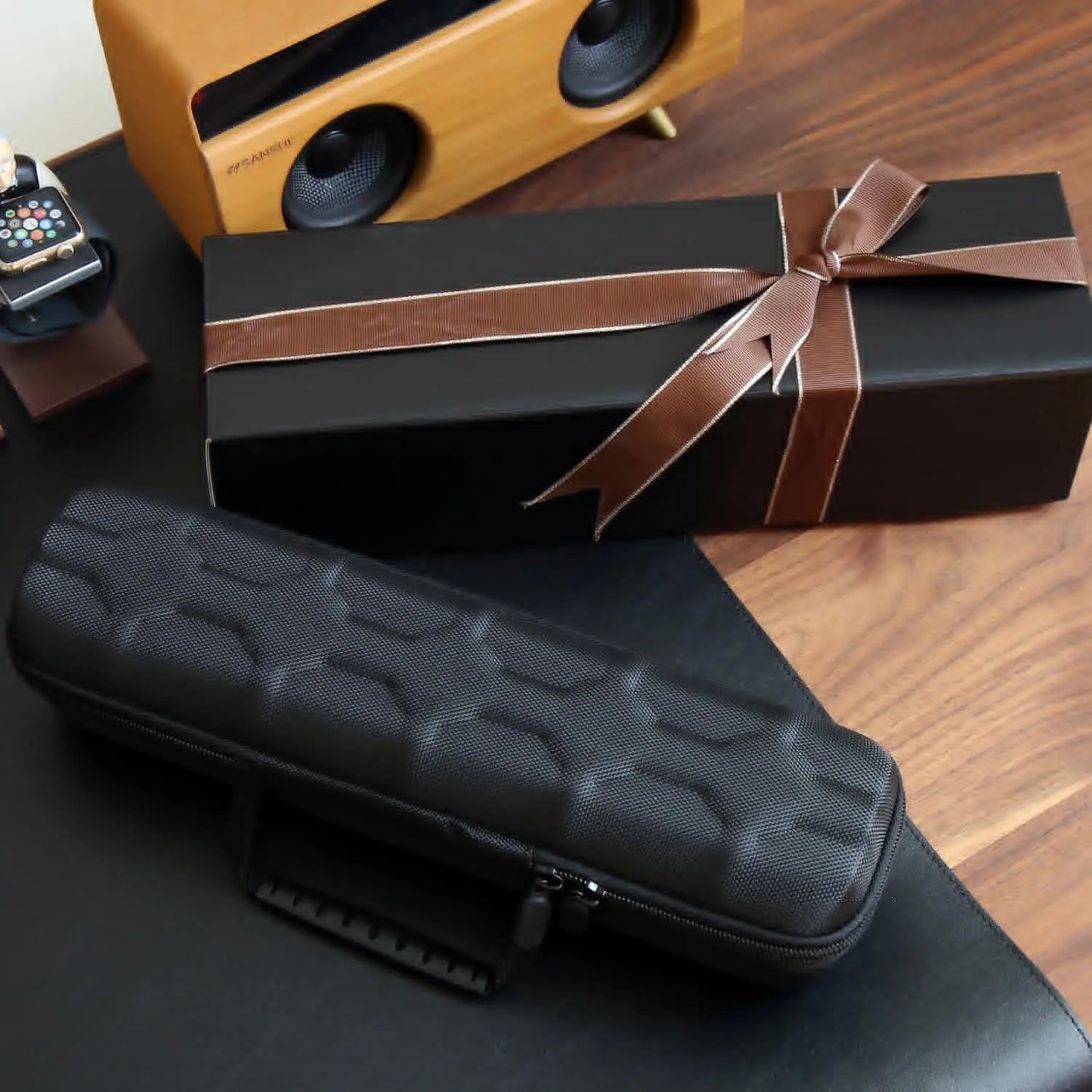 Organisateur de boîte de montres pour hommes ou femmes, étui de voyage portable pour montres, présentoir de montres pour montres-bracelets et montres connectées