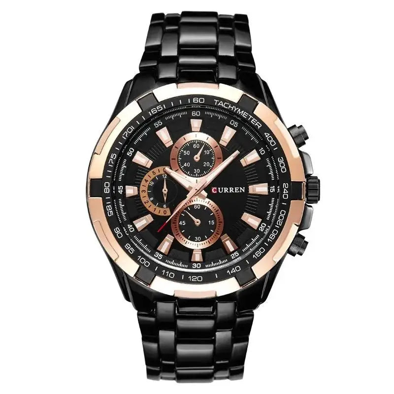 CURREN 8023 Montre à Quartz Homme Étanche Sport Militaire Montres Hommes Affaires Acier Inoxydable Montre-bracelet Homme Horloge Reloj Hombre