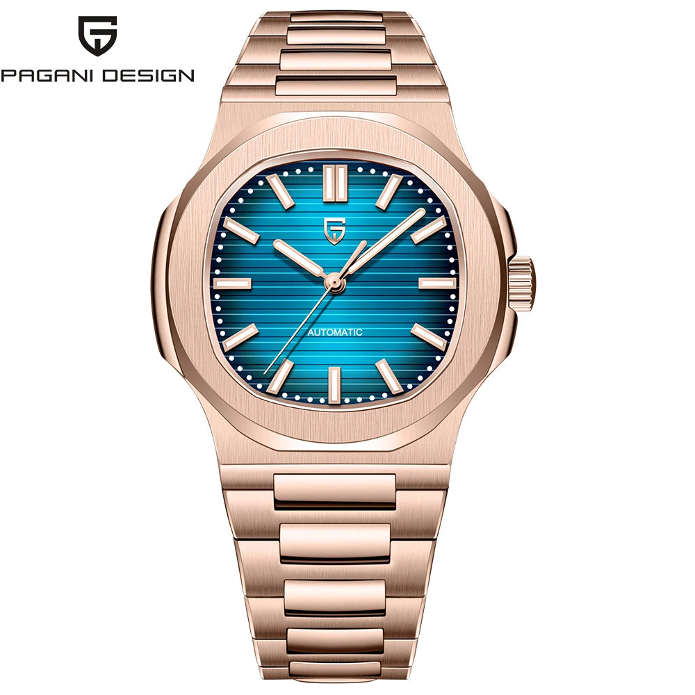 2026 Nouvelle montre mécanique de luxe PAGANI DESIGN pour homme Montre automatique étanche en acier inoxydable avec verre saphir pour homme, cadeau