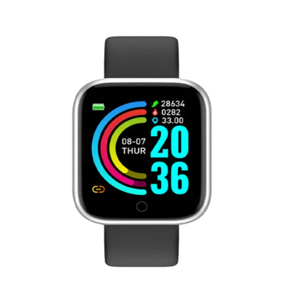 Smart Watch Music Control Calorie Distance Fitness Tracker Message Remind Men Smartwatch Women Watches Bracelet Clock Alarm Y68