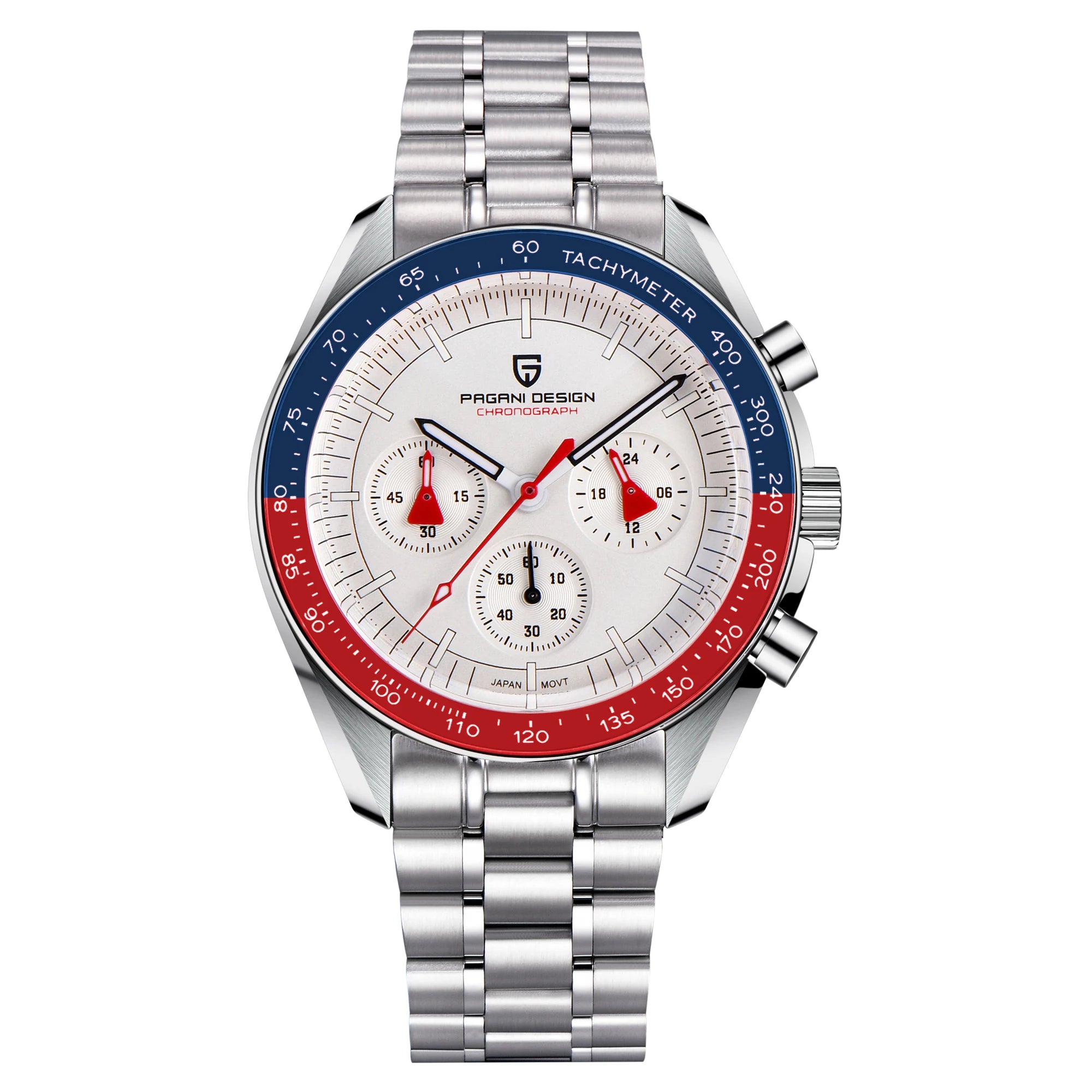 2026 New PAGANI DESIGN V5 Moon Men's Watches Top Luxury Quartz Watch For Men Chronograph Waterproof Sport Stainless Steel Clock