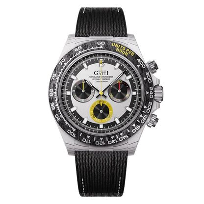 ChronoState BONEST GATTI BG9010 – Montre chronographe automatique 39MM | Boîtier en fibre de carbone et saphir