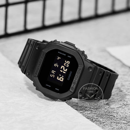Casio G-Shock DW-5600UBB-1 digital watch with rugged square case