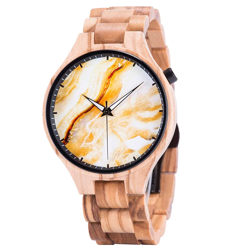 Montre en Bois BOBO BIRD pour Hommes Mouvement à Quartz Japonais Montres Étanche relogio masculino Cadeaux Personnalisables