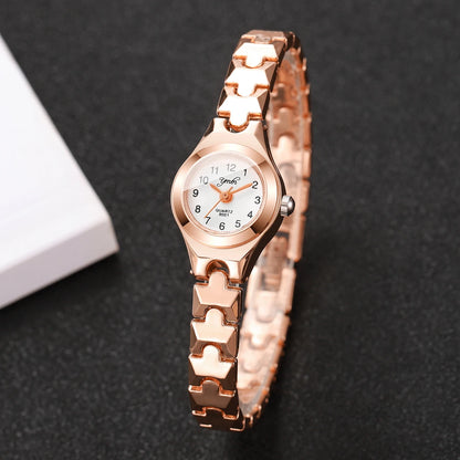 Montres élégantes pour femmes à petit cadran arabe, bracelet fin, montre-bracelet à quartz pour dames Reloj Mujer, cadeau horloge pour filles (sans boîte)