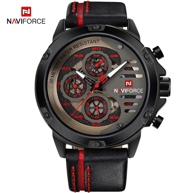 Nouvelle Montre Homme NAVIFORCE Créative Sport Militaire Montre-Bracelet Homme d'Affaires Luxueuse Décontractée Relogio Masculino