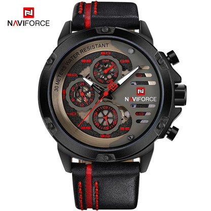Nouvelle Montre Homme NAVIFORCE Créative Sport Militaire Montre-Bracelet Homme d'Affaires Luxueuse Décontractée Relogio Masculino
