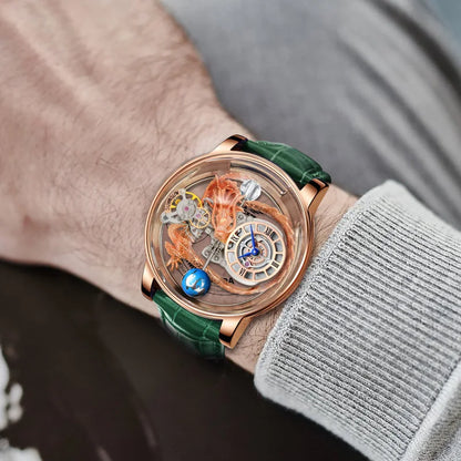 ChronoState Stellar Diamond Astronomical Luxury Quartz Watch for Men