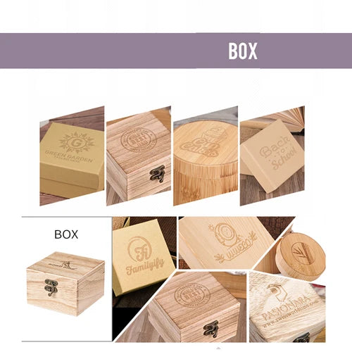 Custom Engraved Logo Fee for Bamboo Wood Watches & Boxes